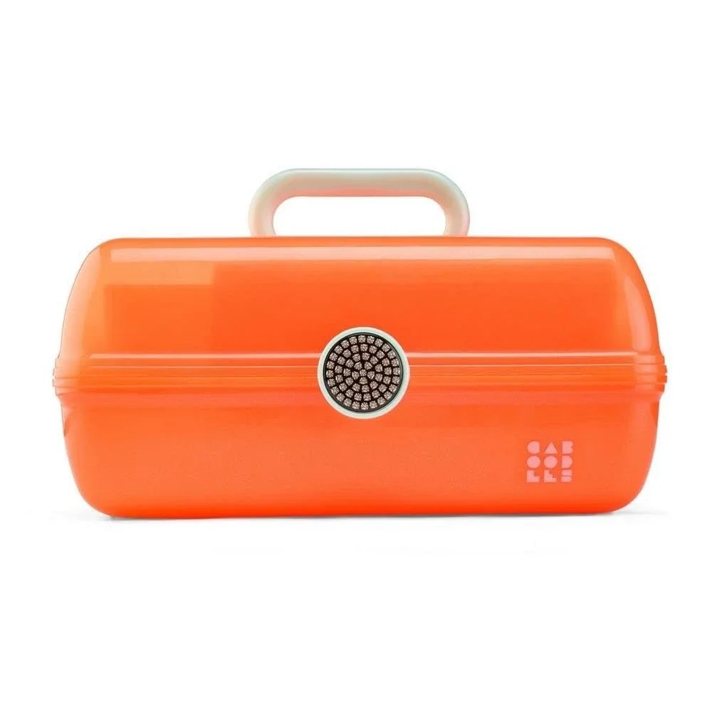 NWT Caboodles On-The-Go Girl Makeup Box Orange Shimmer Show Girl Collection